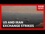 US and Iran exchange strikes and accuse each other of violating ceasefire | BBC News