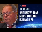 Russian ambassador partly blames UK for Ukrainian drone attack