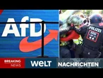 ERFURT: AfD-Parteitag geht in zweite Runde! Polizei bereitet sich auf Krawalle vor I WELT LIVESTREAM