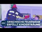 ATHEN: Rührende Weihnachtsgeste! Griechische Feuerwehr schenkt kranken Kindern Hoffnung und Freude