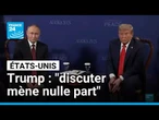 Donald Trump prévoit des "sanctions énormes" sur le pétrole russe • FRANCE 24