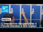 Brésil : l'interdiction des portables à l'école étendue à tout le pays • FRANCE 24