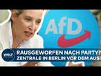 RÄUMUNGSKLAGE GEGEN AFD: Verliert die Partei ihre Zentrale? Gericht prüft Kündigung nach Wahlparty!