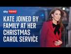 Princess of Wales speaks about her family at annual Westminster Abbey Christmas carol service