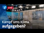 Hitze, Brände, Unwetter – Haben wir den Kampf ums Klima aufgegeben? | Presseclub