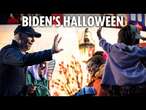 LIVE: Biden hosts trick-or-treaters for Halloween celebration at White House