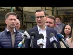 Morawiecki: zapanowała panika w obozie Trzaskowskiego i Tuska, wykręcają sztuczną sprawę