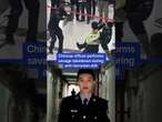 Chinese officer performs savage takedown during anti-terrorism drill