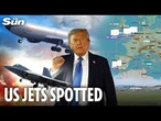 Trump 'readies for Iran blitz' as US military jets land in UK & Europe