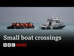 English Channel: More small boat crossings after deadly capsize near French coast | BBC News