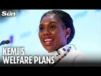 LIVE: Tory leader Kemi Badenoch lays out benefits plans after Labour U-turn