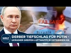 PAUKENSCHLAG FÜR PUTIN: Ukraine kann überall zuschlagen - 40 Kampfflugzeuge in Ostsibirien zerstört