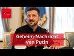 Abramowitsch überbringt Selenskyj Geheim-Nachricht von Putin
