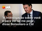 Bolsonaro disse a Mauro Cid que investigação sobre o general é para tentar pegá-lo; veja conversa