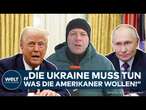 UKRAINE-KRIEG: Kiews Dilemma - Was passiert wenn Trump die Ukraine-Hilfe stoppt?