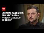 Lourival Sant’Anna: Zelensky busca “atrair a simpatia” de Trump | CNN PRIME TIME