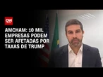 Tarifaço de Trump: 10 mil empresas podem ser afetadas por taxas, diz CEO da Amcham | CNN 360º