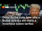 Dólar fecha em alta e Bolsa avança em dia de forte volatilidade com o mercado reagindo a Trump