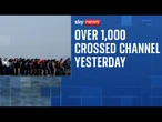 Over 32,000 migrants crossed Channel so far in 2025