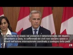 Medio Oriente, Carney (Canada): Soluzione due stati significa scegliere pace e non terrorismo