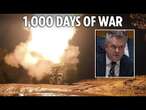 LIVE: Ukraine ambassador marks 1000 days of war as tensions rise with Russia's nuclear threat