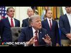 Trump takes questions on Iran and cyclosporiasis outbreak during White House event