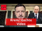 Selenskyj: „Putin lallt und murmelt, aber zerstört weiter“