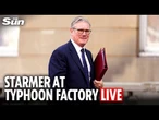 LIVE: Keir Starmer speaks to BAE staff at Typhoon factory