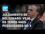 Operação contra Bolsonaro: Veja os temos mais comentados no X l O POVO NEWS