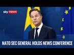 NATO Secretary General Mark Rutte holds news conference