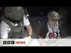 Israeli navy intercepts activist boats carrying aid to Gaza | BBC News