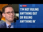 Sophy Ridge and Beth Rigby grill Labour's Darren Jones over potential tax rises