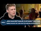 DEUTSCHLAND: Warme Worte - aber keine Taten! Massive Kritik an der Bildungspolitik der Regierung