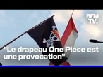 En Indonésie, des drapeaux de l’animé "One Piece" sont hissés à côté du drapeau indonésien