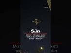 Moment Moscow is deafened by noise of world’s biggest military jet skimming roofs #ukraine
