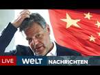 PECH IN PEKING: Kalte Schulter - Chinesen sagen Habecks Termine knallhart ab! | WELT Livestream