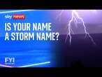 FYI: Is your name a storm name?