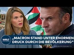PALÄSTINA-ANERKENNUNG: Israel und USA verurteilen Frankreich! – „Macron stand unter enormem Druck“