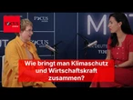 Wie bringt man Klimaschutz und Wirtschaftskraft zusammen, Gabriele Hässig?