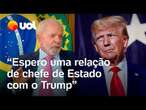 Lula: 'Trump foi eleito pelo povo; Espero relação civilizada como tive com Bush, Republicano também'