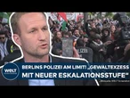 BRUTALE PALÄSTINA-DEMO IN BERLIN: Außer Kontrolle! Polizist wird reanimiert! Straftaten häufen sich