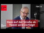 Judenhass auf der Straße ist ok, aber bei einem Witz-Tweet klopft die Polizei