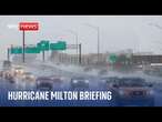 Watch live: President Joe Biden receives a briefing on preparations for Hurricane Milton