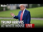 LIVE: U.S. President Donald Trump returns to the White House
