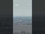 Ukrainian forces destroy Russian Mi-28 helicopter with FPV drone #ukraine #ukrainewar