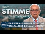 UKRAINE-KRIEG: „Es wird immer schwieriger für Russland“ – Ischinger fordert Druck aus Washington