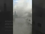 Tower destroyed by strike in Gaza