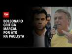 Bolsonaro critica Marçal por ato na paulista | AGORA CNN