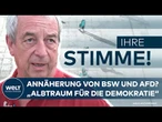 MÖGLICHE AFD-BSW-KOALITION: „Albtraum für die Demokratie"! Das denken Bürger über diese Kooperation