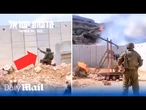 IDF use flaming arrows and homemade Molotov cocktail launcher on Lebanon border